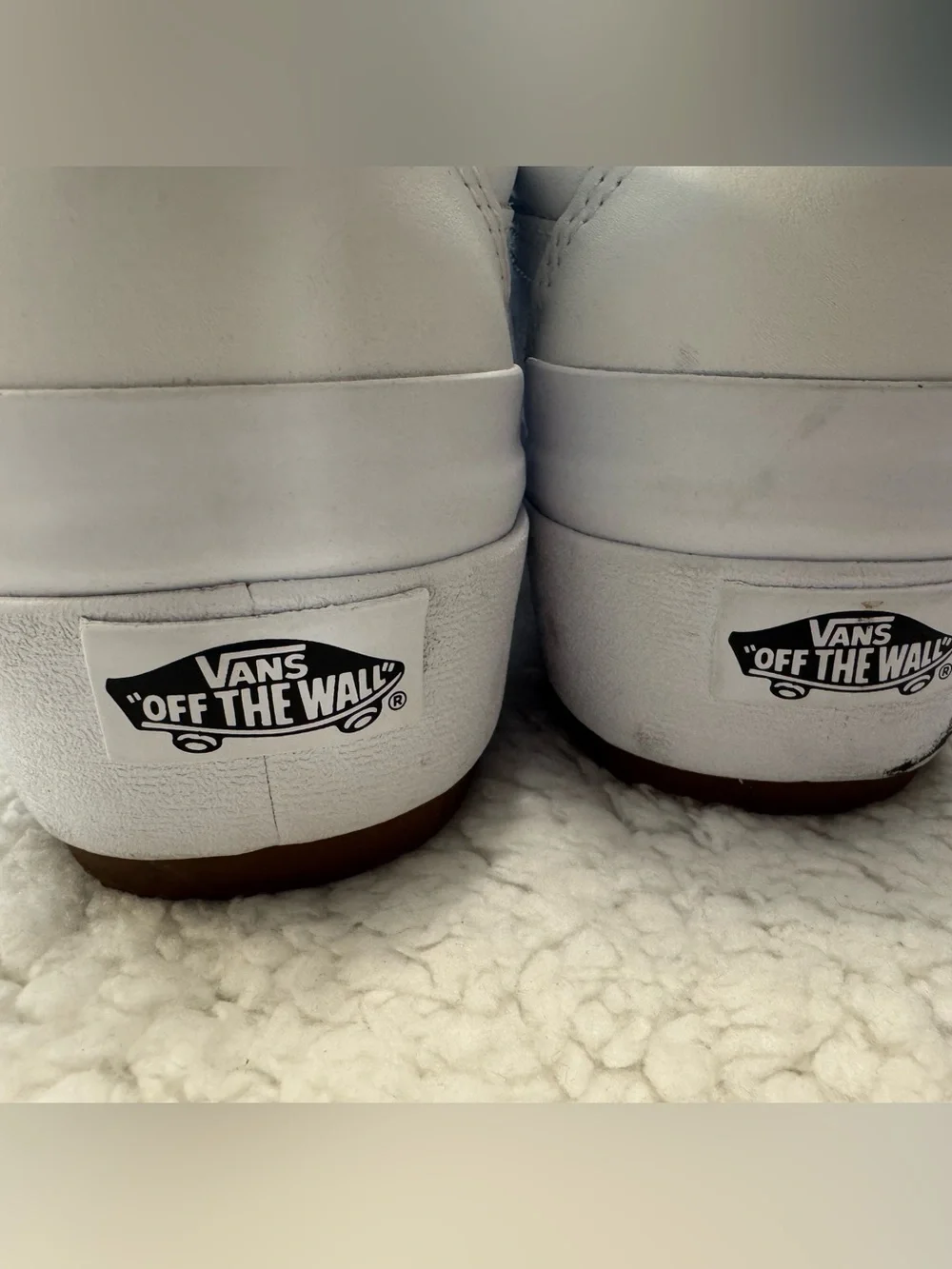 Unisex Vans Off The Wall White Leather Old Skool Low-Top Sneakers